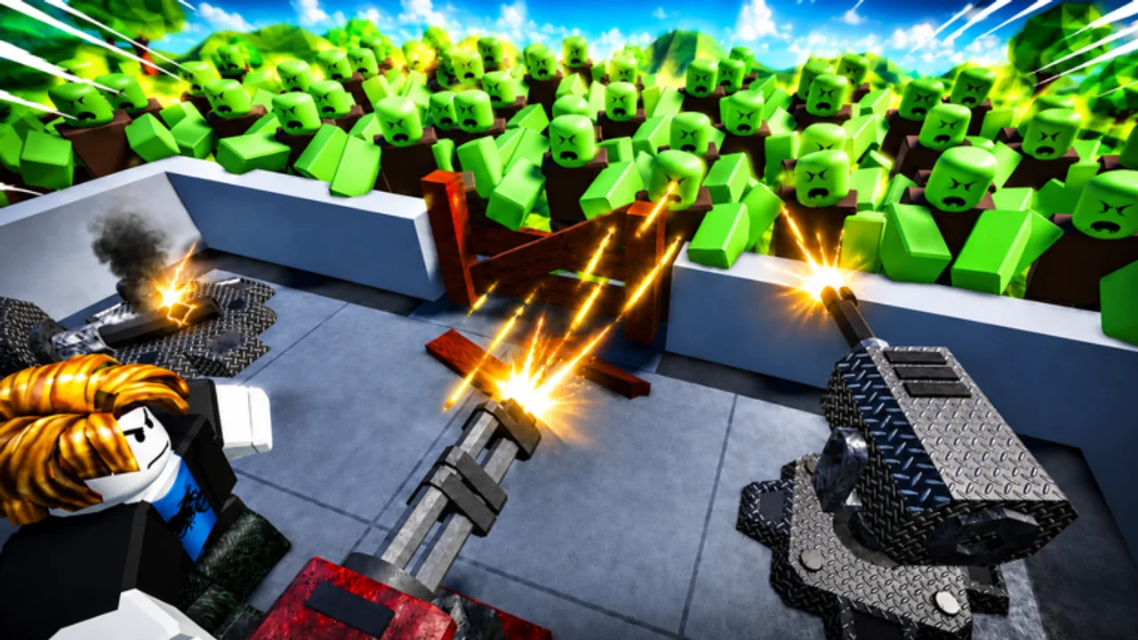 Hold the Door Zombie Defense zombie wave combat